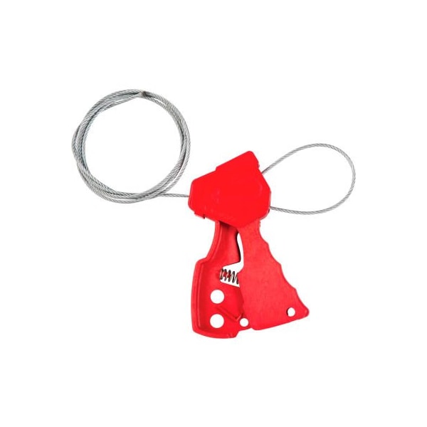 Brady Brady 65318 Cable Lockout With 6' L Cable, Nylon, 1-1/8"W x 6-1/2"H 65318 - main